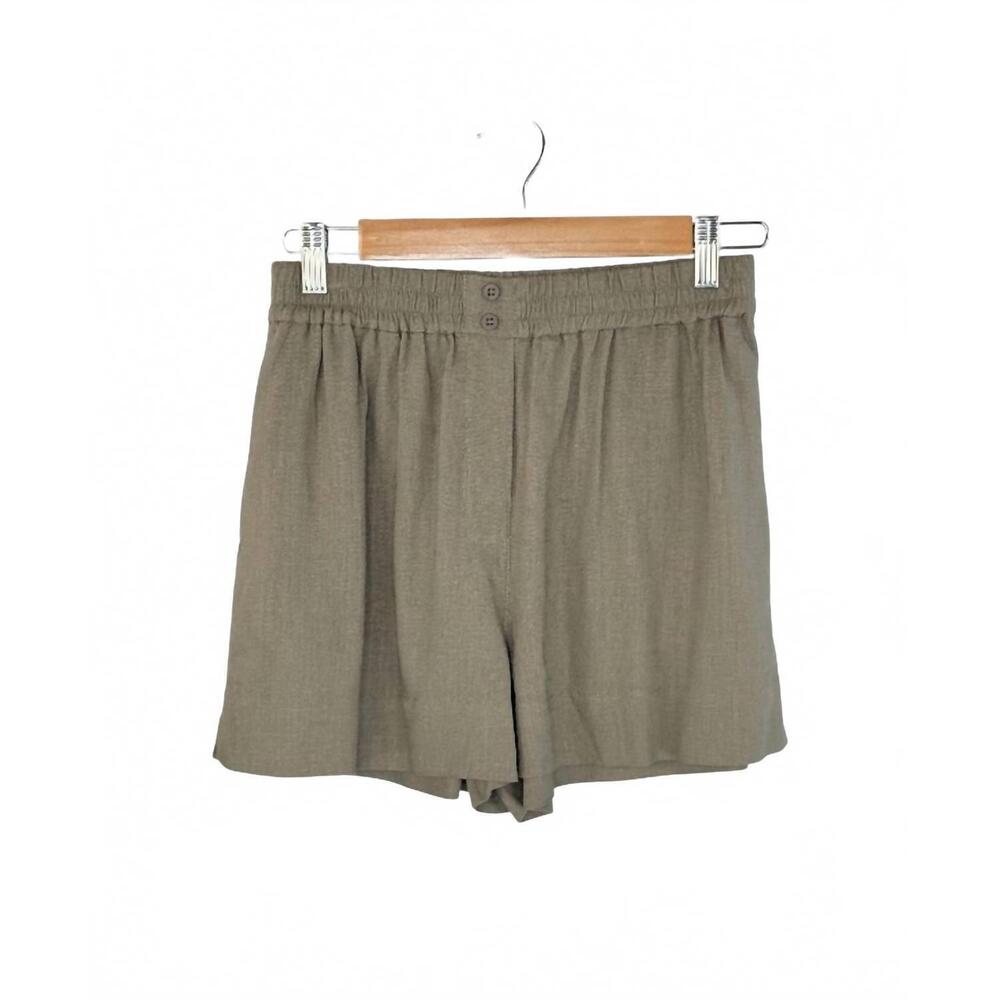 NEW DEX CLOTHING women's breezy ease shorts in khaki